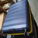Rockland Melbourne Hardside 3 Piece Expandable Spinner Wheel Luggage Set, (20"/24"/28"), Navy