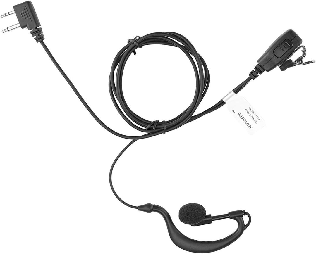 GXT1000VP4 G Shape Earpiece Headset with Mic Compatible with Midland LXT500VP3 LXT600VP3 GXT1050VP4 Radio