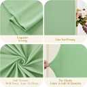 Sage Green Arch Cover 3 Set - 6.6FT, 7.2FT, 8FT Sage Green Arch Backdrop Cover Spandex Wedding Arch Stand Covers for Baby Shower Birthday Party Wedding Bridal Shower Photo Background Decorations