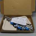 SPACECARE Mini Fridge Stand Mobile Roller, Adjustable Furniture Dolly with 4 Locking Wheels, Heavy Duty Washing Machine Base, Universal Appliance Pedestal for Dryer and Refrigerator- Off White (Ivory)