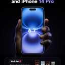 LISEN 2 Pack [Top 9H+ Hardness] Glass for iPhone 16/15 and iPhone 14 Pro Screen Protector, Military Grade Shatterproof 8K HD Auto Dust-Elimination Bubble Free Tempered Glass with Ultra Fit Tray