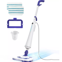 Aspiron Steam Mop Floor Cleaner with Swivel Head, Multi Surface Steam Cleaning for Hardwood Tile Carpet, Blue White