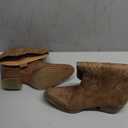 IUV Cowboy Boots For Women Western Cowgirl Boots with Chunky Heel Mid Calf Snip Toe Ideal for low insteps, Size 6