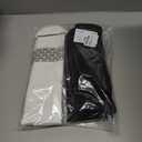 Pair of Thieves Men's Cushioned Ribbed Crew Socks (2-Pack), Black/White