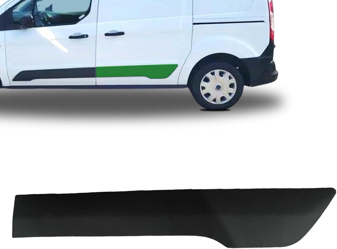 Rear Quarter Outer Molding Trim Side Sliding Door Trim Door Molding Panel Fits for Ford Transit Connect XL XLT Titanium 2014 2015 2016 2017 2018 2019 2020 2021 2022 2023 (Rear Left Side)