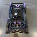 2-in-1 Foldable Hand Truck Dolly,330lb Cart Retractable,4 & 2 Wheel,Purple