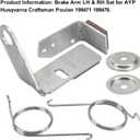 532199471 532199478/532199470 LH & RH Brake Arm Kit Compatible with Husqvarna AYP Craftsman Poulan Mower Deck Models, Replaces 199478 532199477 400132 532400132