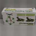 Rocket Shooting Games Toys with Rotating Target 2 Toy Guns 20 Foam Darts Kids Outdoor Toys for Boys Age 5 6 7 8 9 10+ Year Old Carnival Games Compatible with Nerf Guns (Green)