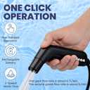 2Clean Portable Electric Travel Bidet - USB Rechargeable Bidet for Men and Women, Toilet Hygiene Solution with 2.3 Liter Container, Lightweight, Portable Device for Travel, Camping, Outdoor Living