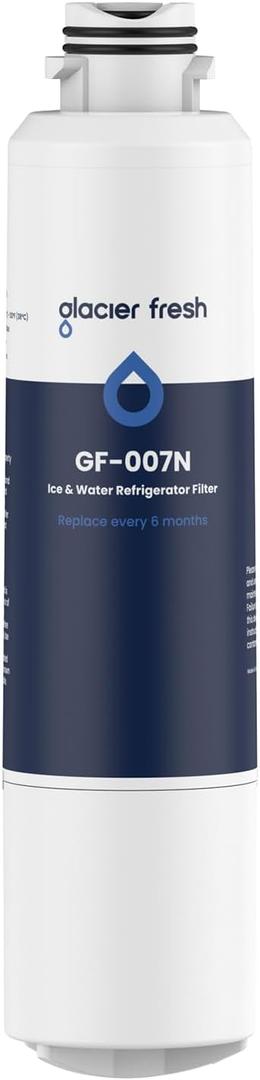 GLACIER FRESH New Upgraded Elarisey Filtration Technology, Compatible with Samsung DA29-00020B Refrigerator Water Filter, HAF-CIN/EXP, RF4267HARS for French Door Refrigerator Kitchens (1-Pack)