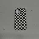 Magnetic for iPhone 17 Case Cute Checkered Phone Case, Shockproof Slim TPU and Hard PC Protective Phone Cover Compatible with MagSafe Designed for Women Girls Gift, Black&White