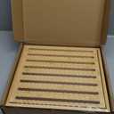 Sourdough Bread Slicer for Homemade Bread - 10.5" Extra Wide Premium Bamboo Guide for Large Round Loaves & Artisan Baking - Heavy Duty Stable Mortise-Tenon Structure with Crumb Catcher Tray