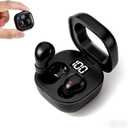 Mini Sleep Earbuds for Side Sleepers, Comfortable Fit Ultra-Light Bluetooth 5.4 Invisible Sleep Headphones, LED Display Portable Case Small Earphones for Sleep Work Sports (Black)