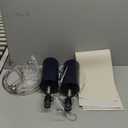 20.25" Small Table Lamps Set of 2 Modern Ceramic Lamps for Living Room Farmhouse Bedside Lamps Boho for Night Stands Bedroom Lamps Side Table Lamps End Table Lamps, Blue