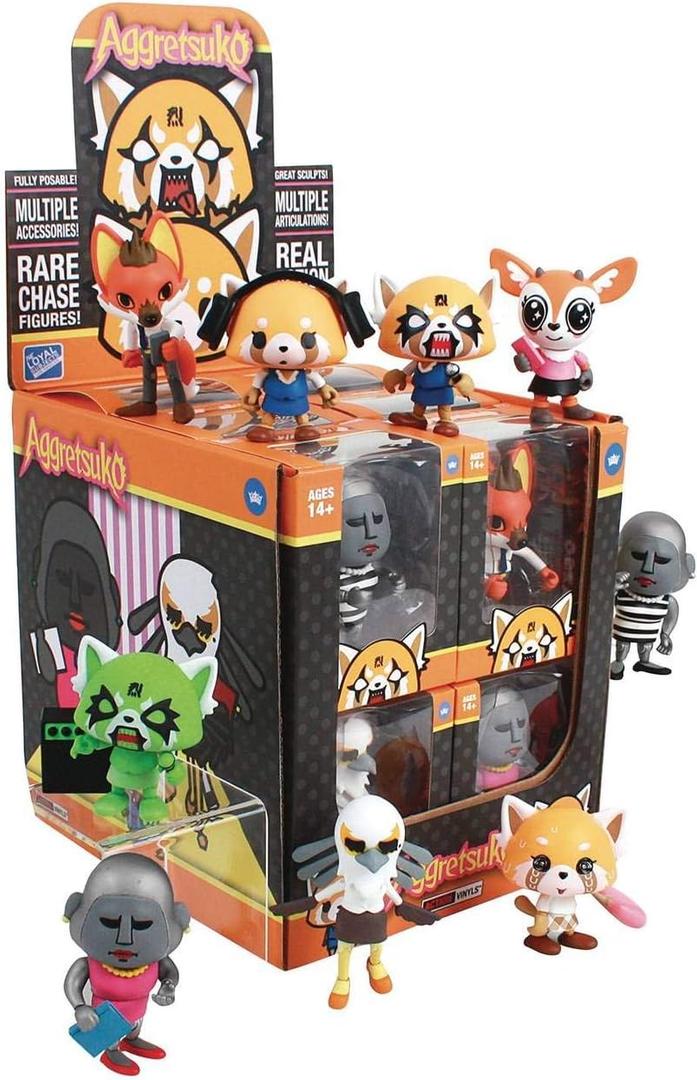 The Loyal Subjects AGGRETSUKO Action Vinyls Window Box (12 Figures)