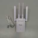 2026 New WiFi Extender Signal Booster for Home, 15715sq.ft Long Range WiFi Repeater Wireless Routers Signal Amplifier, Mesh WiFi 15X Faster Access Point with Ethernet Port, Easy Setup, 5 Working Mode (White)