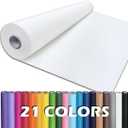 PerkHomy 48" x 1,440" (120') White Kraft Paper Roll for Craft Bulletin Board Paper Art Table Covering Crafting Gift Wrapping Bouquet Packing Parcel 80GSM 55LB (White, 48" x 120')