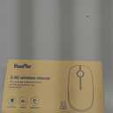 VssoPlor Wireless Mouse, 2.4G Slim Portable Computer Laptop Mouse with Nano Receiver Quiet Silent Optical Mice for Notebook, PC, Laptop, Computer-Black