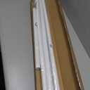 Heavy Duty Tension Curtain Rod 40-148" Adjustable No Drill, White | Rust-Resistant, No Slip, 1.25"Diameter, Renter Friendly Spring Loaded Shower Rods for Window, Bathroom, Doorway & Closet