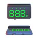 Heads up Display for Cars,Car HUD Head up Display W2S,Speedometer for Car,Digital Speedometer for Car Plug and Play,Speedometer with Overspeed Alarm,Automatic Brightness Adjustment,LED Large Font