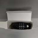 25Retractable Cable Lock - High-Security 3-Digit Combination Lock for Bike, Ski, Surfboard & Stroller - Compact Portable Travel Lock for Helmet, Luggage & Scooter - Keyless & Resettable (Black)