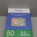 50 Pack (100-Piece) 32 oz Meal Prep Containers Reusable with Easy Open Lids, Sturdy Leakproof Food Safe, Microwave Freezer Dishwasher Safe, To Go Take Out Plastic Food Storage Pans with Lids, Black