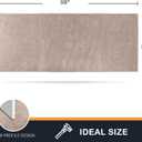 PURRUGS Dirt Trapping Door Mat 24" x 59", Non-Slip Machine Washable Entryway Rug, Dog Doormat, Indoor Front Door Mat, Super Absorbent Entry Rug for Muddy Shoes & Paws, Taupe