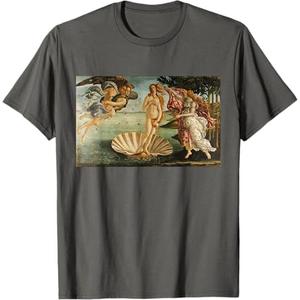 The Birth of Venus Painting by Sandro Botticelli T-Shirt, M
