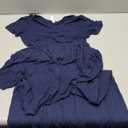  Girl's Short Sleeve  Loose Casual Holiday Long Maxi Dress with Pockets S