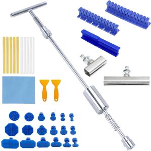 Car Dent Puller Kit Auto Body Dent Remove, Small Dent Remover Tool for Car, Hail Damage Paintless Dent Repair Removal Kit, Pulling Small Dents Out of Car, Herramienta para Sacar Golpes de Carro