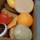 JOYIN 50 Piece Set of Kitchen Toys, Dinnerware, Dummy Fruits, Vegetables, Plastic Accessories for Children Educational Learning Toy, Role Play Gift, Easter Basket Stuffers