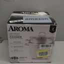 Aroma Housewares 14-Cup (Cooked) / 3Qt. Select Stainless Pot-Style Rice Cooker, & Food Steamer, One-Touch Operation, Automatic Keep Warm Mode, White (ARC-757-1SG)