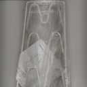 2 Pack Pot Lid Organizer Rack, 6-Tier Pot Lids Holder for Cabinet Door/Wall, No Drilling Adhesive Wall/Door Mounted Rustproof Pot and Pan Cover for Kitchen Storage, White