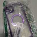 for iPhone 14 Plus Case with Invisible Magnetic Stand, Compatible with Mag-Safe Translucent Matte with Built-in Screen Protector, Shockproof Protective Phone Case for Women Men, Purple