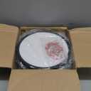 6Pack 3200lm LED Flush Mount Ceiling Light, Super Slim 12 inch LED Ceiling Light, 5000K LED Ceiling Light for Bedroom, Living Room, Dining Room (Black, Six Pack)