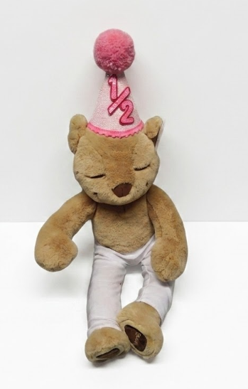 Birthday Teddy Bear Stuffed Animal ,Teddy Bear with Hat  Girls, Cute Sport Bear Plushies Toy Gift for Birthday Party