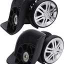 Suitcase Wheels, 1 Pair Luggage Wheels DIY A65 for Suitcase Replacement Accessory