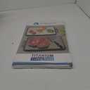 Titanium Cutting Boards for Kitchen, Large 16x11 Inch Pure Titanium and Wheat Straw PP Double Sided Chopping Board, Dishwasher Safe, Easy to Clean