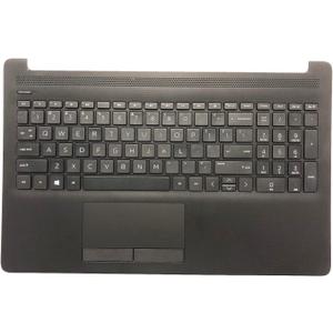 Replacement Laptop Upper Case Palmrest Keyboard Touchpad Assembly Part for HP 15-DA 15-DB 15-DR 15-DA0053WM 15-DA0012DX 15-DA0073WM L20387-001 AP29M000400 