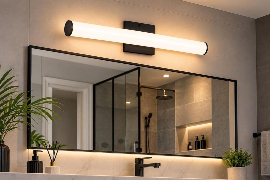 20 Inch Bathroom Vanity Light, Modern LED Bath Bar Over Mirror, Medium