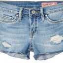[BLANKNYC] Big Girl's DENIM CUT OFF SHORTS Shorts, Jinx, 10