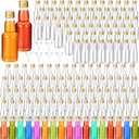 120 Pcs 2 oz Mini Liquor Bottles Bulk Small Alcohol Bottles Shot Empty Liquor Bottle with Caps for Party Favors, Weddings