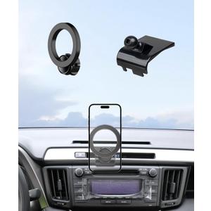 Car Phone Holder for Toyota RAV4 2013-2018 Accessories, 360 Rotation Phone Mount Compatible with MagSafe, Cell Phone Holder Does Not Affect Air Vent