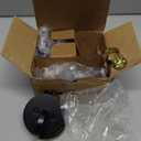 Kwikset 660 Deadbolt Lock, Matte Black Square Exterior Keyed Front Entry Door, Pick Resistant SmartKey Rekey Security, Single Cylinder Dead Bolt