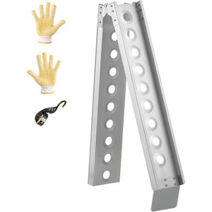 gardhom Folding Motorcycle Ramp Dirt Bike Ramp Aluminum Motorcycle Carrier Mount 440 lbs Capacity Motorcycle Loading Ramps for Car Tailgat Pickups Trucks