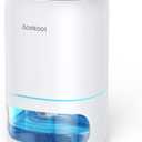Acekool 35oz Dehumidifier Small Dehumidifier 2 in 1 with 7 Colorful Lights, Low Energy Portable Small Air Dehumidifiers for Home Bedroom Bathroom, Auto-off & Timer Function, Ultra Quiet 25dB, White
