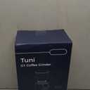 Tuni G1 Conical Burr Coffee Grinder, 48 Grind Settings Anti-static Burr Mill, Precision Electronic Timer and LED Touchscreen for Espresso/Drip/Cold Brew/French Press, Stainless Steel, Silver