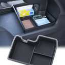 TOPINSTALL New Console Bottom Organizer Compatible with 2021-2026 Toyota Sienna Accessories, Lower Center Console Tray Interior Storage Box with Multiple Compartments