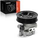 A-Premium Power Steering Pump, with Pulley, Compatible with Lexus ES350 2007-2012 & Toyota Camry 2007-2011, Avalon 2005-2012, 3.5L, Replace # 36P1012, 4431033170