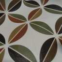 HOMETITUTE 10PCS 12x12 Inch Retro Mid-Century Leaf Motif Floor Tiles Peel and Stick Removable Self Adhesive DIY Vinyl Flooring Stickers for Kitchen Bathroom Living Room Entryway Home Decor